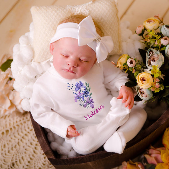 personalised baby onesie - newborn gift