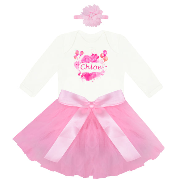 Personalised Baby Birthday Outfit - miniplum