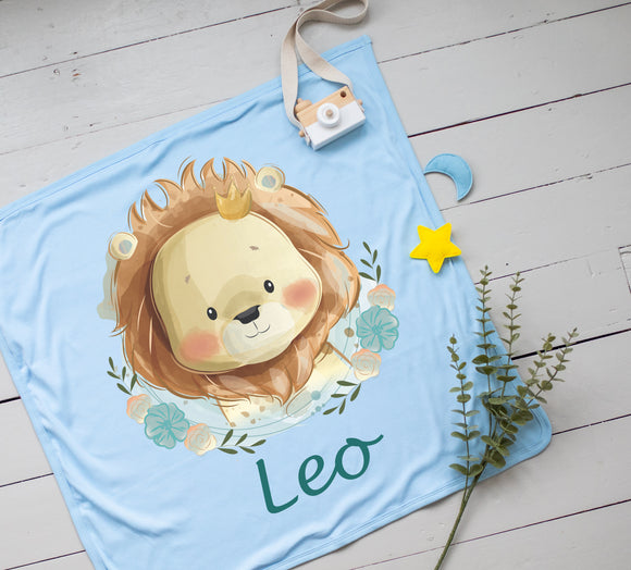 Personalised Baby Blanket- Lion King