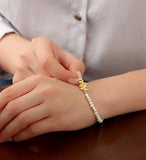 Personalized Pearl Mom Bracelet