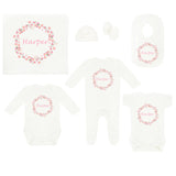 Personalized Coming Home Outfit- Pink Flowers
