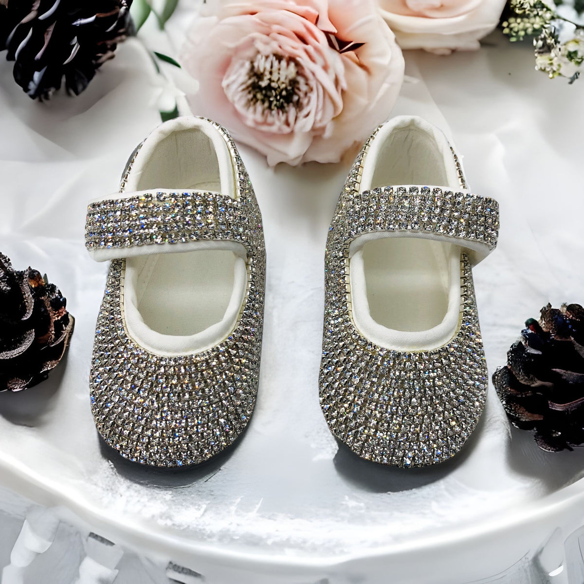 Baby Girl Shoes in Silver