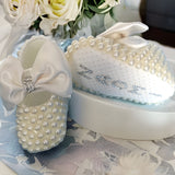 Pearls & Crystals Shoes and Headband