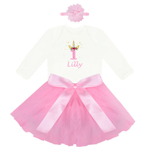 Personalised Baby Birthday Outfit - miniplum