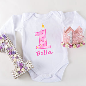 Personalised Baby Bodysuit - 1st Birthday