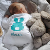 personalized baby clothes - bunny romper