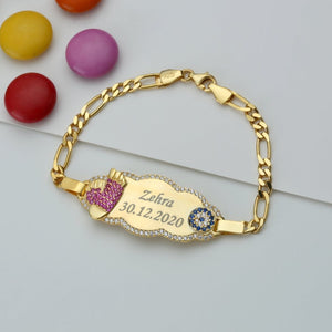 Bracelet with Name and Date