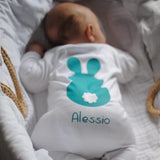 personalized baby clothes - bunny romper