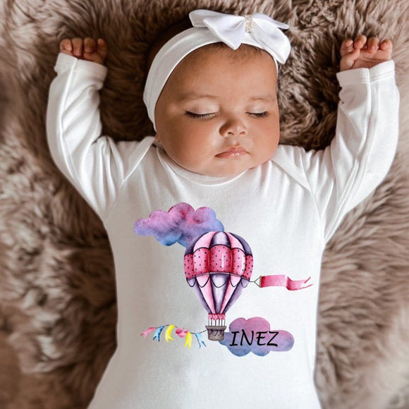 Personalized Onesie- Hot Air Balloon