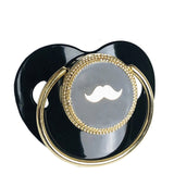 mustache pacifier 
