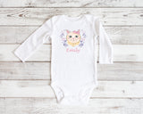 kitty baby grow - personalised baby gift
