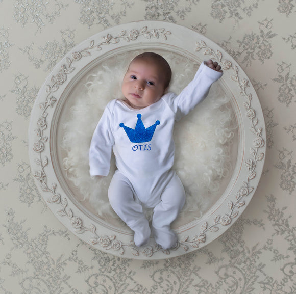 personalised baby boy comimg home outfit