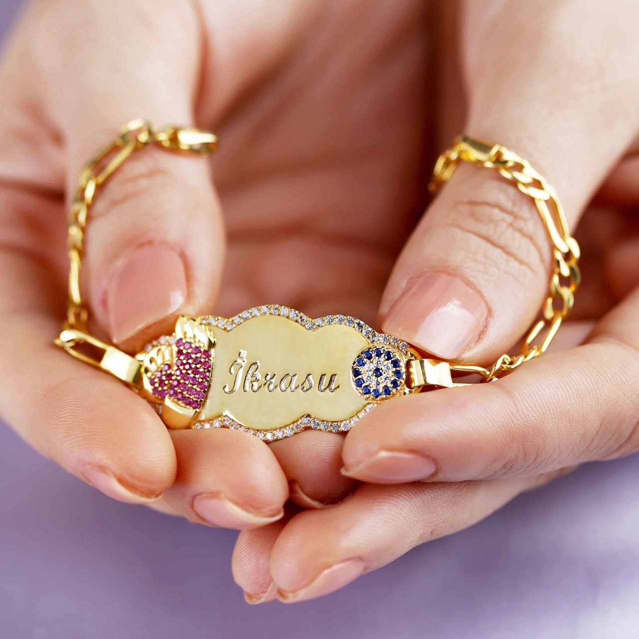 Gold Tone Baby Bracelet with Cute Image,Safety Stainless Steel Child  Jewelry Adjustable | Wish