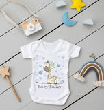 Personalised Baby Coming Home Outftit- Hello Giraffe