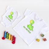 Dinosaur Siblings T-shirt Set