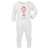 personalised pink baby girl clothes