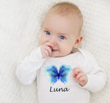 personalised baby girl onesie