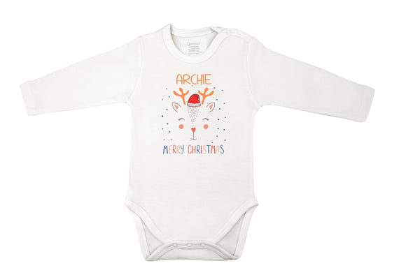 Personalized Baby Christmas Onesie