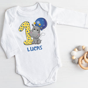 Personalised Baby Bodysuit - First Birthday