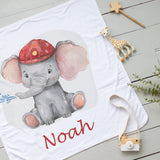 Personalised Baby Blanket- Elephant