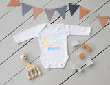 Personalised Baby Coming Home Outfit- Moon and Stars