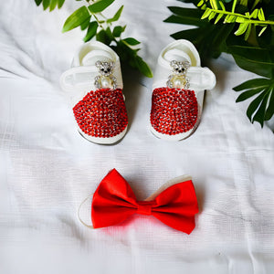 Personalised Baby Boys Teddy Shoes