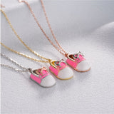 Little Pink Shoe Necklace