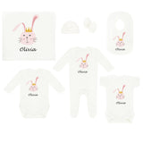 personalised baby girl going home outfit