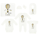 Personalised Baby Coming Home Outfit- Hot Air Balloon